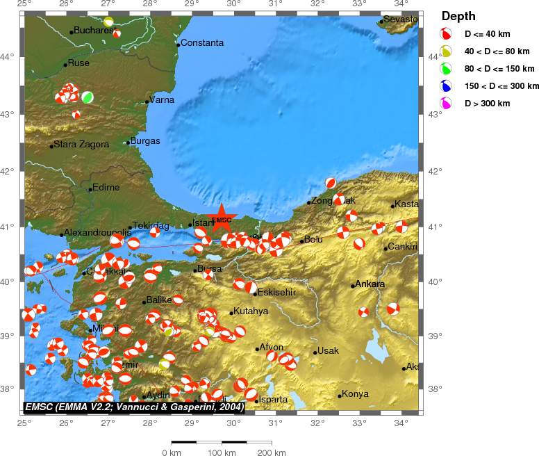 Regional moment Tensor