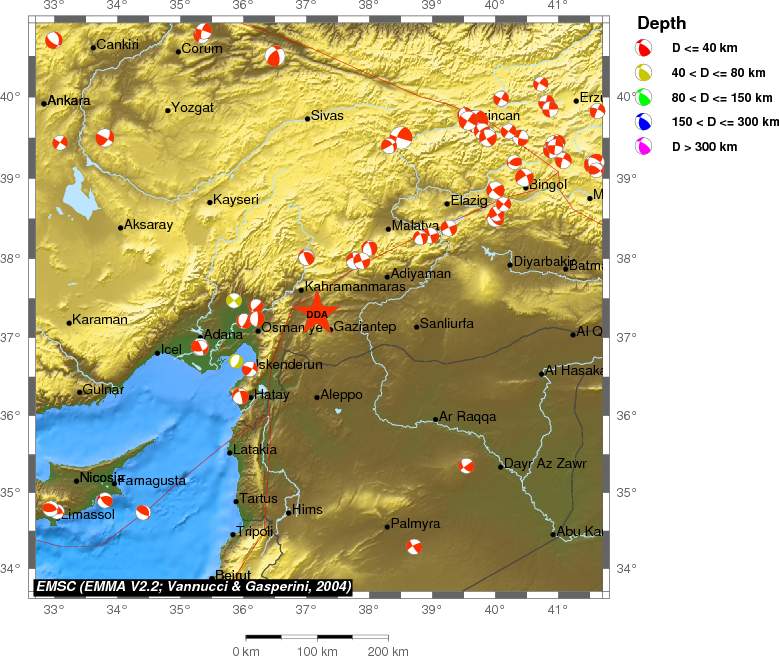 Regional moment Tensor