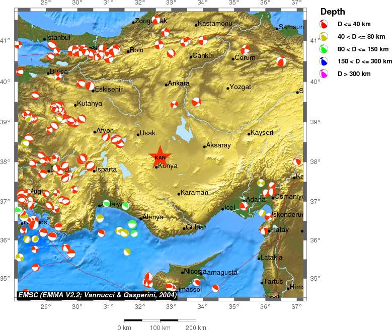 Regional moment Tensor