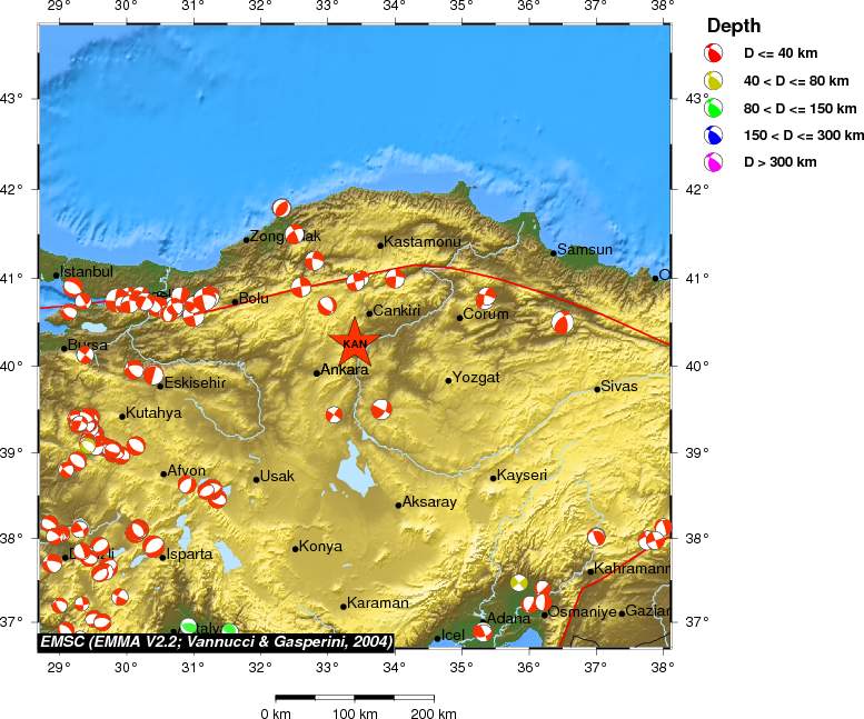 Regional moment Tensor