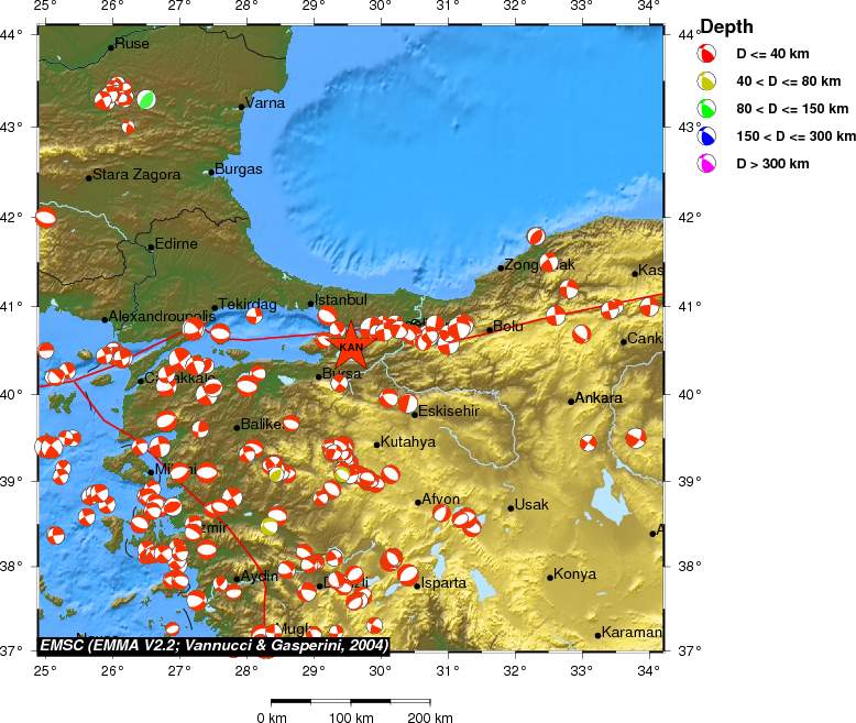 Regional moment Tensor
