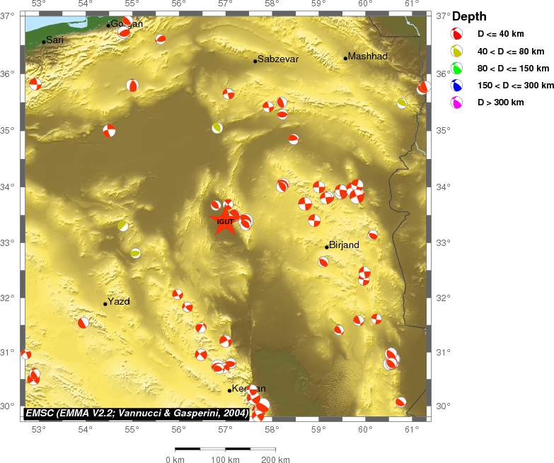 Regional moment Tensor