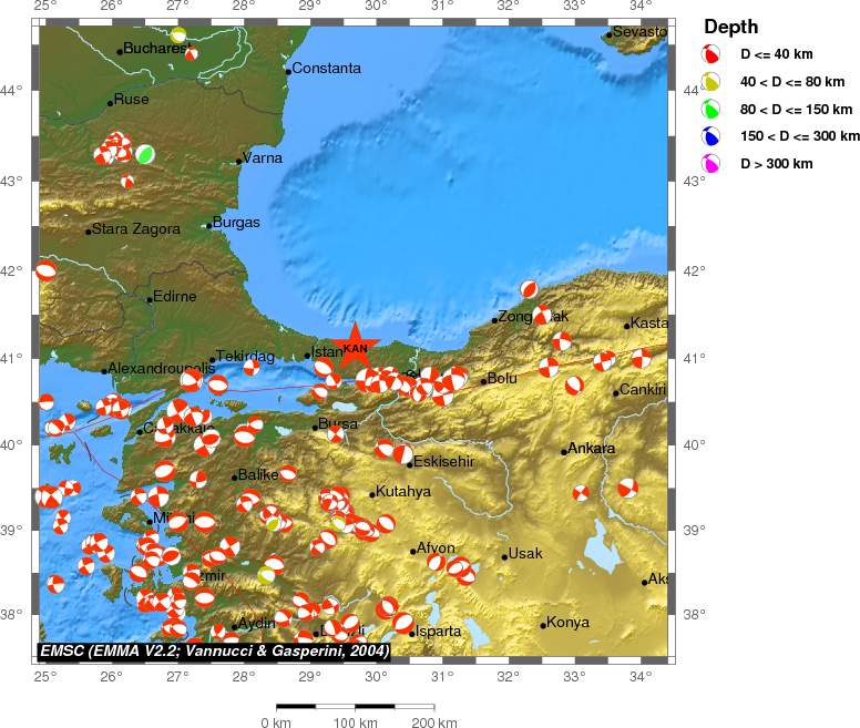 Regional moment Tensor