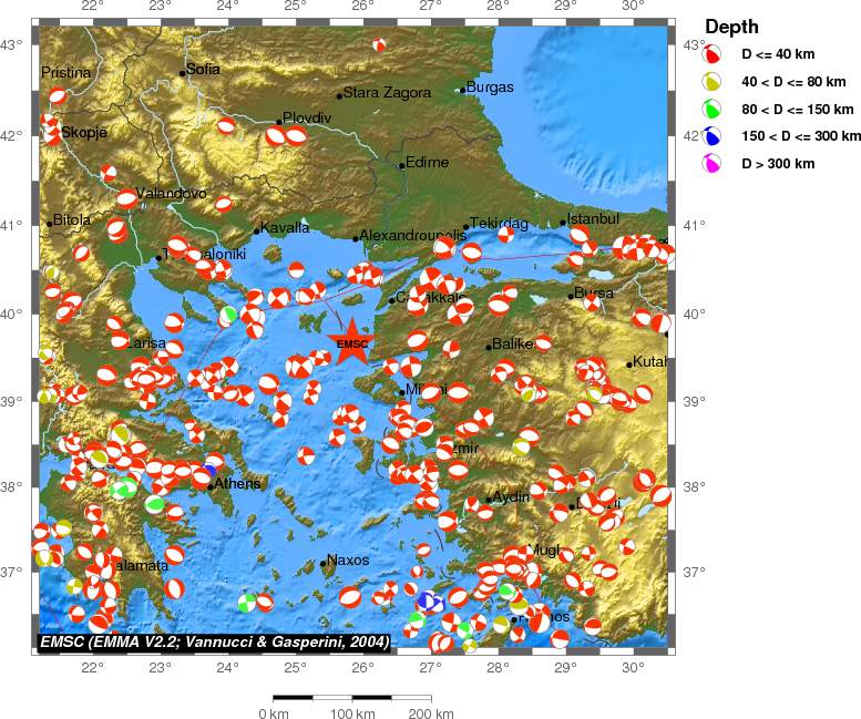 Regional moment Tensor