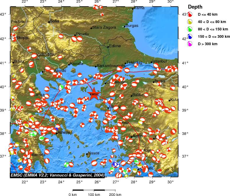 Regional moment Tensor