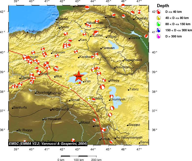 Regional moment Tensor