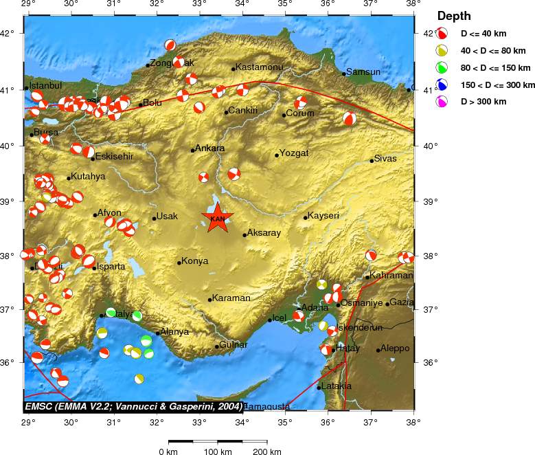 Regional moment Tensor