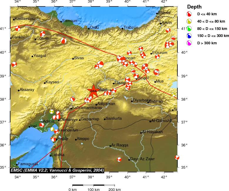 Regional moment Tensor