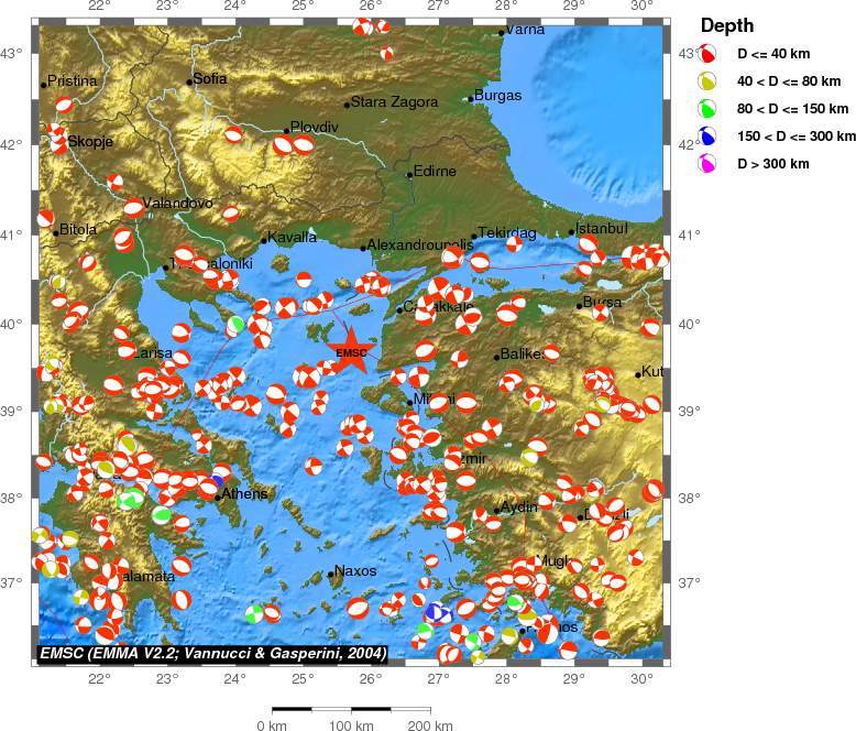Regional moment Tensor