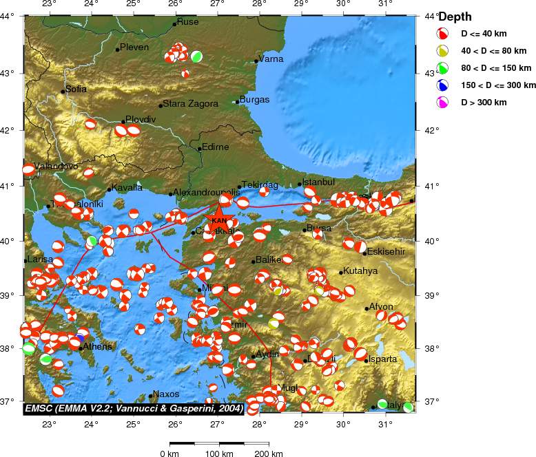 Regional moment Tensor