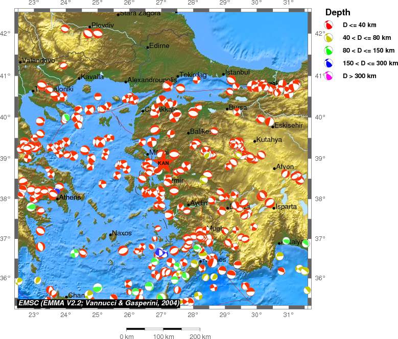 Regional moment Tensor