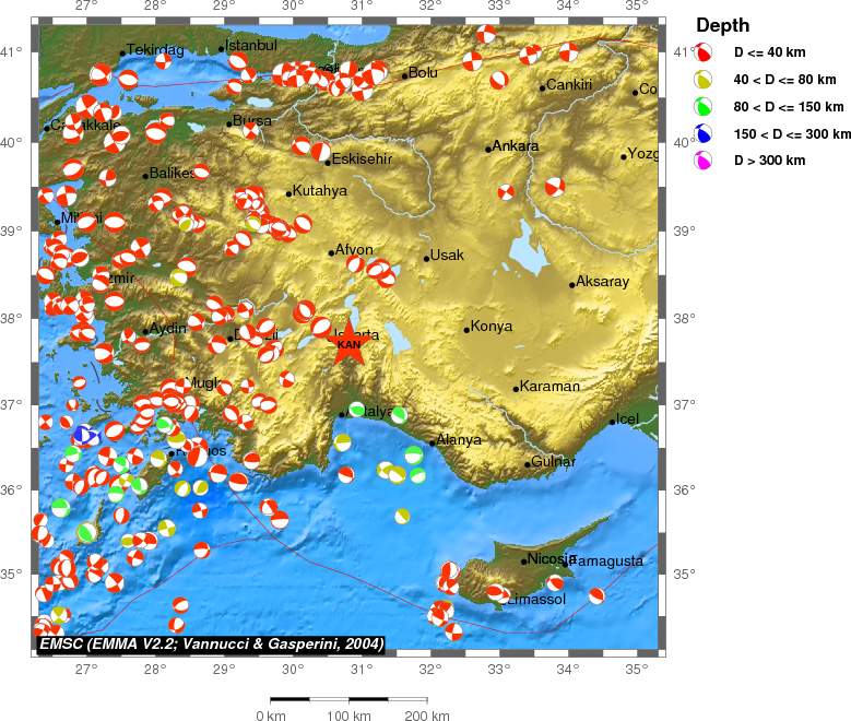 Regional moment Tensor