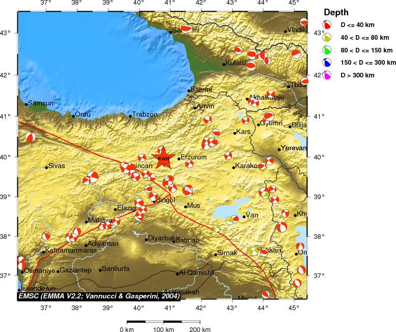Regional moment Tensor