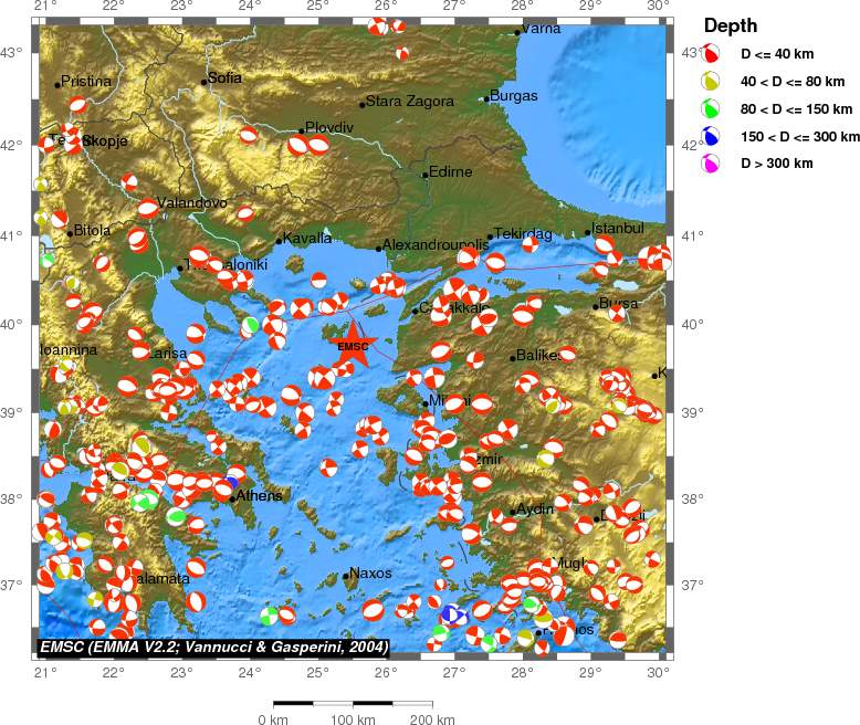 Regional moment Tensor
