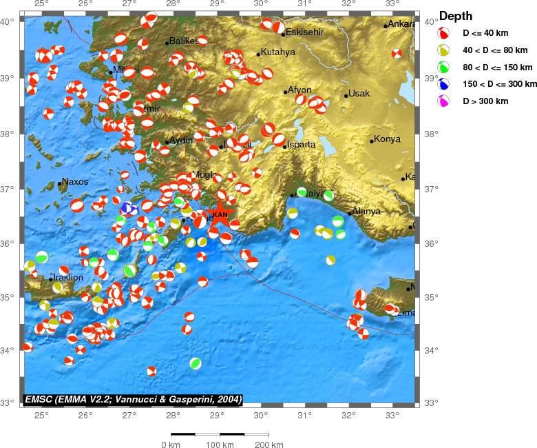 Regional moment Tensor