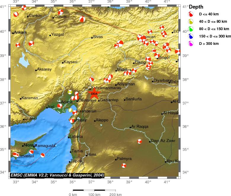 Regional moment Tensor