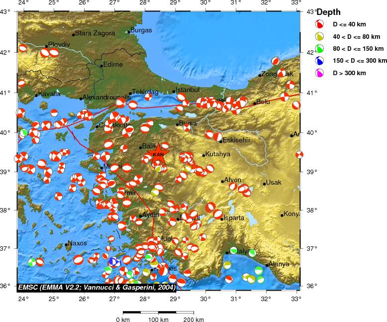 Regional moment Tensor