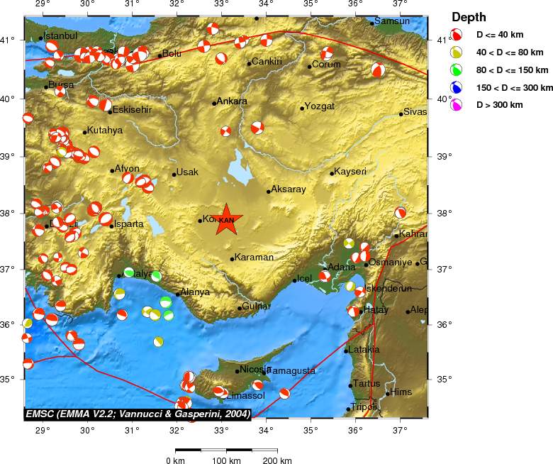 Regional moment Tensor