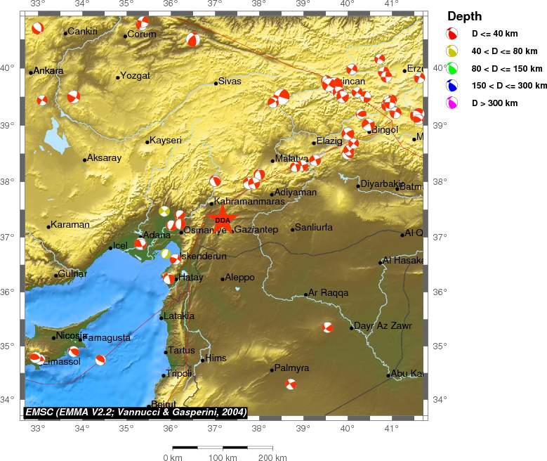 Regional moment Tensor