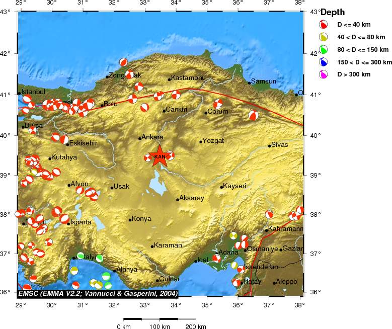 Regional moment Tensor