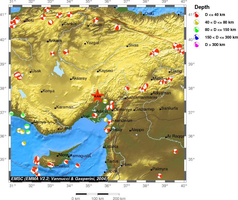 Regional moment Tensor
