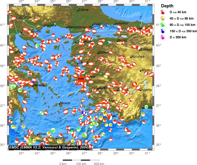 Regional moment Tensor
