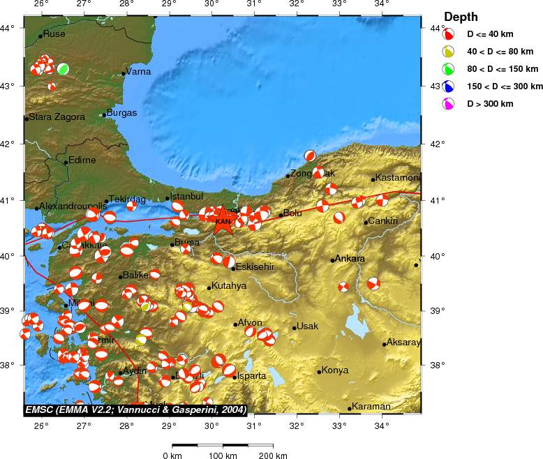 Regional moment Tensor