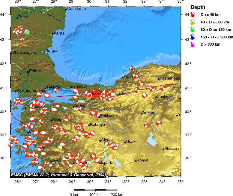 Regional moment Tensor