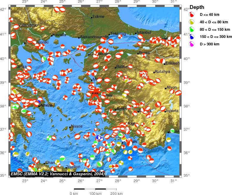 Regional moment Tensor