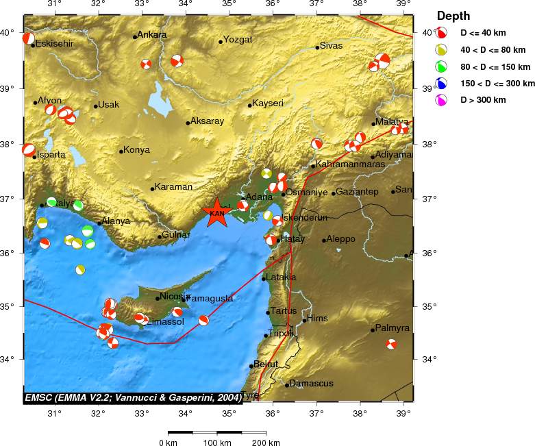 Regional moment Tensor