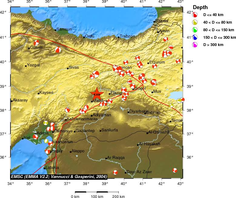Regional moment Tensor