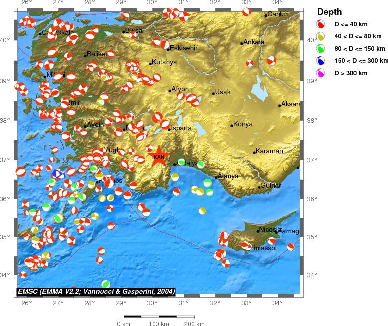 Regional moment Tensor
