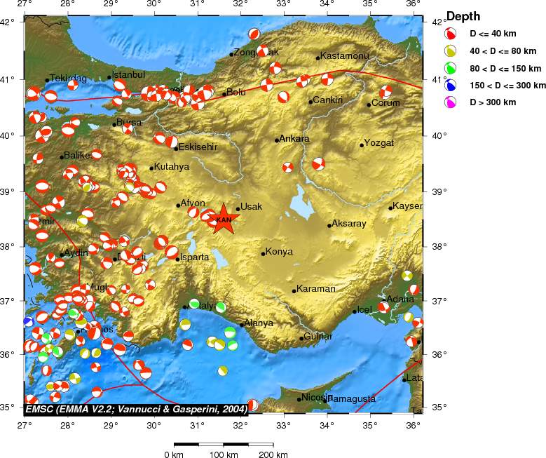 Regional moment Tensor
