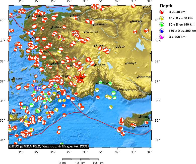 Regional moment Tensor