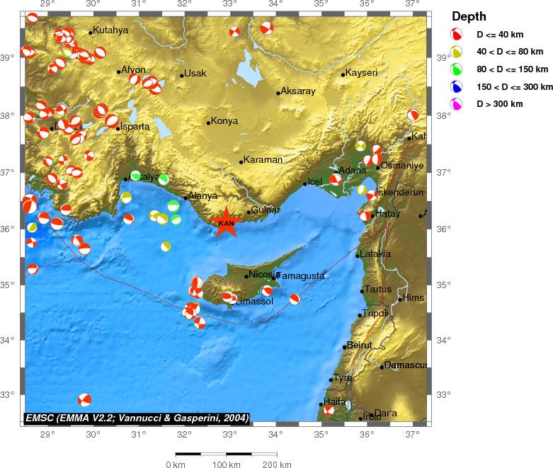Regional moment Tensor