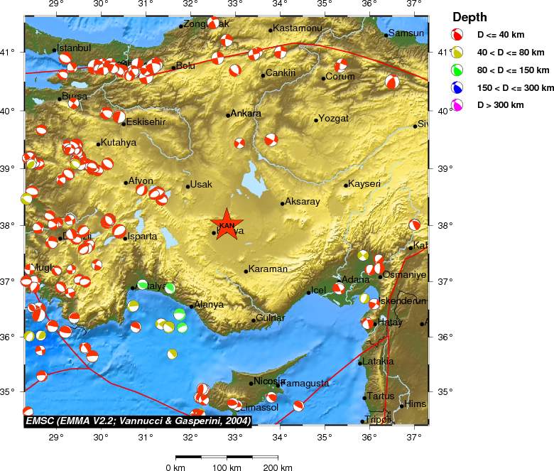 Regional moment Tensor