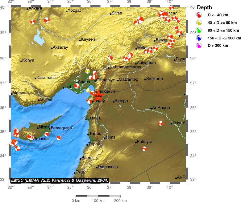 Regional moment Tensor