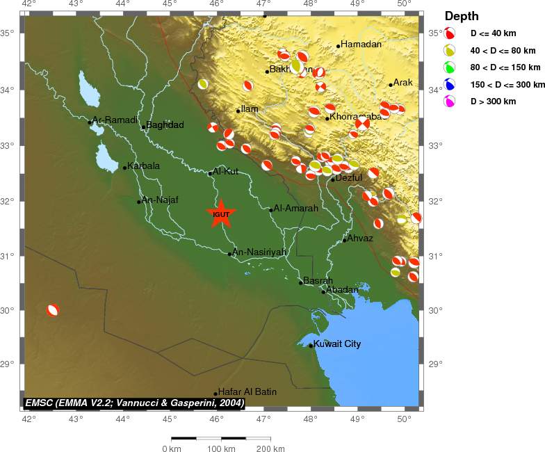 Regional moment Tensor