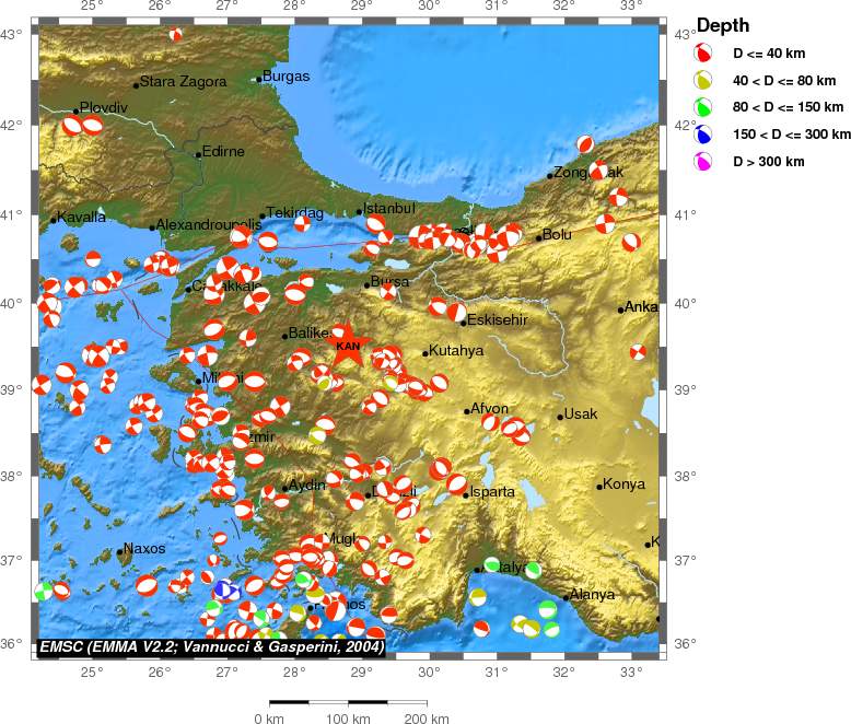 Regional moment Tensor