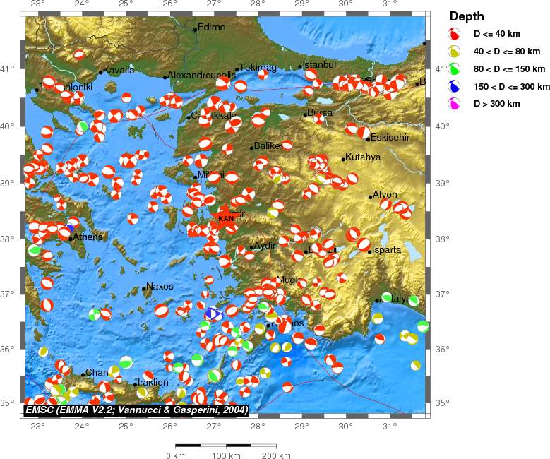 Regional moment Tensor