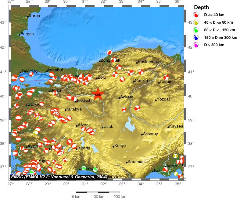 Regional moment Tensor
