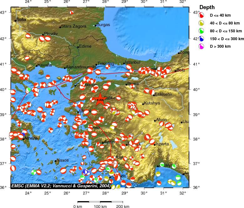 Regional moment Tensor