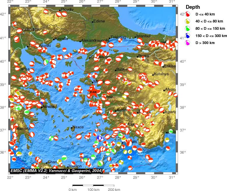Regional moment Tensor