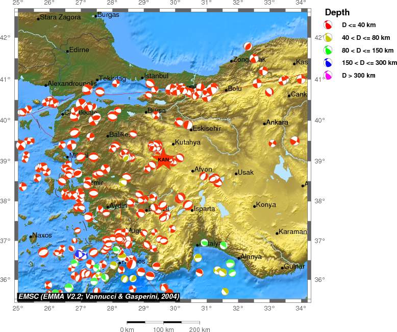 Regional moment Tensor