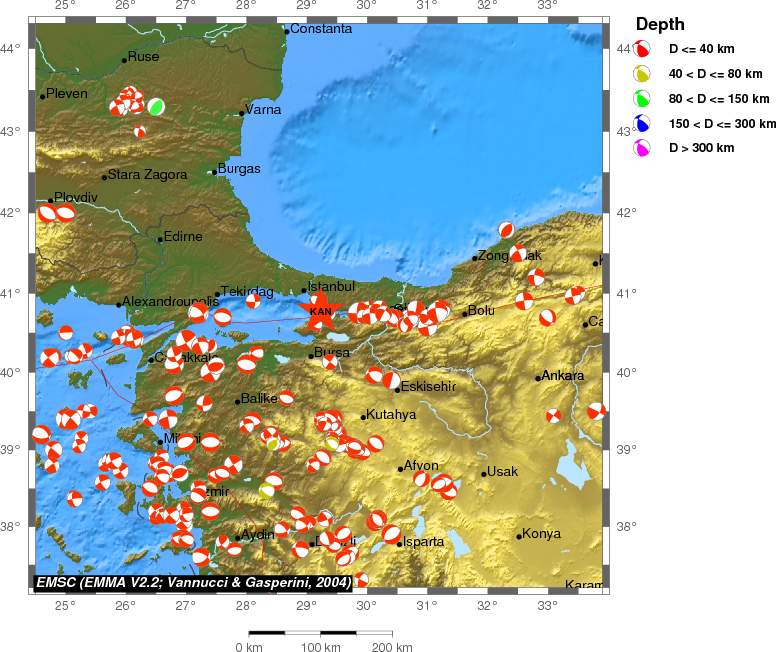 Regional moment Tensor