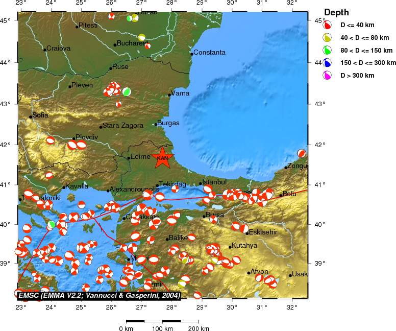 Regional moment Tensor