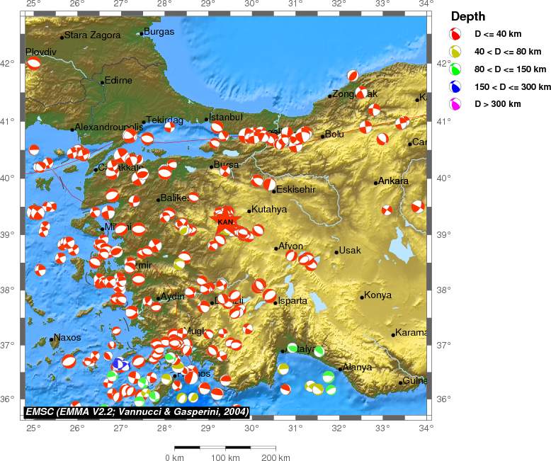 Regional moment Tensor