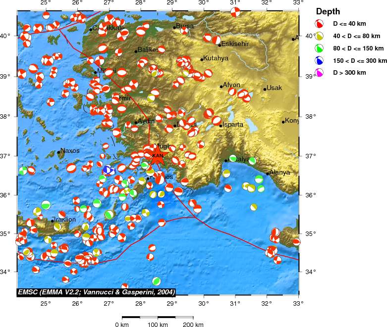 Regional moment Tensor