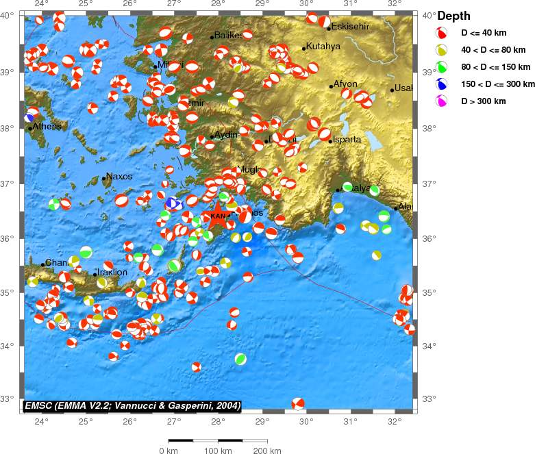 Regional moment Tensor