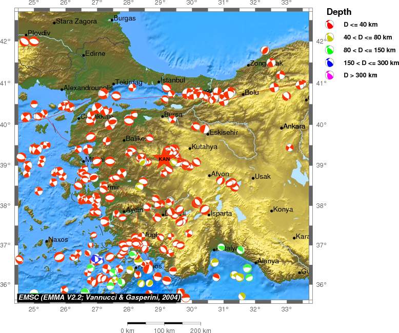 Regional moment Tensor